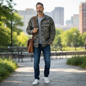 Propper Men Size 42 R Air Force Camouflage Jacket